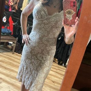 Lace cocktail dress